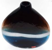 Murano heavy bottle vase with Murano sticker to side
