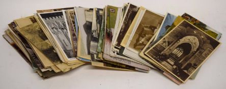 Box of vintage picture post cards