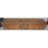 Vintage Jaques Croquet set, retailed by Harrods, in original box, 110cm long