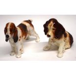 Royal Doulton model of a cocker spaniel HN1036A, together with a further Silvac model (2)