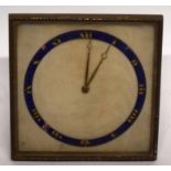 Art Deco mantel clock, 11.5cm wide