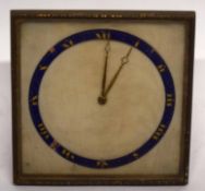 Art Deco mantel clock, 11.5cm wide