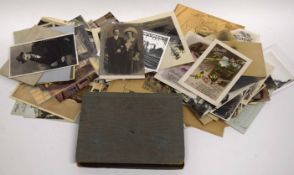 Box of vintage picture post cards