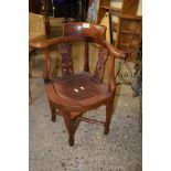 SMALL MAHOGANY CHILD’S CORNER CHAIR