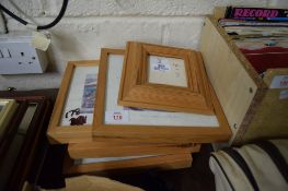 PRINTS IN LIGHT OAK FRAMES