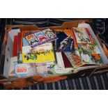 BOX OF VARIOUS BROOKE BOND TEA CARDS ETC