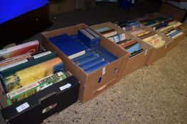 SIX BOXES OF BOOKS