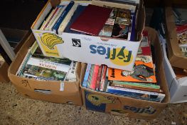 THREE BOXES OF BOOKS