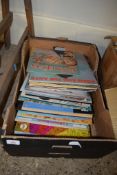 BOX OF VARIOUS VINYL RECORDS