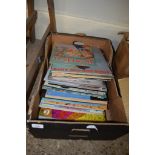 BOX OF VARIOUS VINYL RECORDS