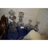 VARIOUS DECANTERS
