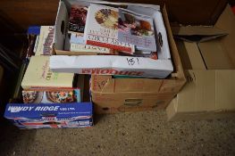 BOX OF BOOKS, MAINLY COOKERY ETC