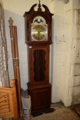 MODERN REPRODUCTION LONGCASE CLOCK, 197CM HIGH