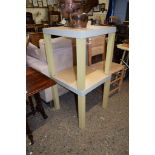 PAIR OF MODERN SIDE TABLES, 47 CM WIDE