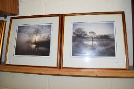 TWO PRINTS OF THE RIVER YARE NEAR SURLINGHAM, AND THE RIVER BURE AT LAMAS