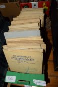 BOX OF VARIOUS ALBUMS OF CIGARETTE CARDS