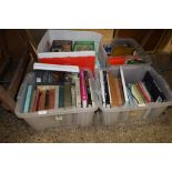 FOUR BOXES OF MIXED BOOKS INCLUDING MILLERS GUIDES