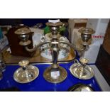 PLATED CANDELABRA AND OTHER PLATED ITEMS