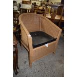 MODERN CANE TUB CHAIR