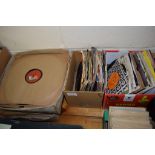 TWO BOXES OF VARIOUS 45RPM RECORDS