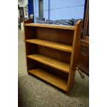 LIGHT OAK BOOKCASE, 76CM WIDE