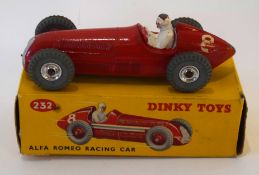 Dinky Alpha Romeo racing car model no 232, in original box