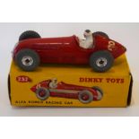 Dinky Alpha Romeo racing car model no 232, in original box