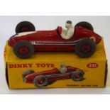 Dinky Maserati racing car model no 231, in original box