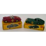 Dinky Bristol 450 sports coupe model no 163, together with a Sunbeam Alpine sports car, model no