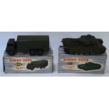 1950s Dinky Toys Centurion tank model no 651, together with a Dinky Toys 10-ton Army truck, model no