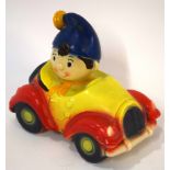 Circa 1970s Elgreve Pottery novelty Noddy car money box