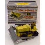 1950s Dinky Supertoys Blaw-XNOX bulldozer model no 961, in original blue and white striped box