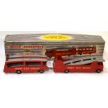 Dinky SuperToys model no 983 car carrier with trailer in original box