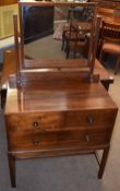 Early/mid 20th Century Waring & Gillow Ltd small mahogany dressing table comprising of a rectangular