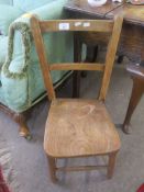 Vintage elm seated child~s chair