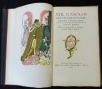 GWYN JONES (TRANS/ED): SIR GAWAIN AND THE GREEN KNIGHT, A PROSE TRANSLATION, ill Dorothea Braby,