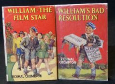 RICHMAL CROMPTON: 2 titles: WILLIAM'S BAD RESOLUTION, London, George Newnes, 1956, 1st edition