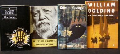 WILLIAM GOLDING: 4 titles: RITES OF PASSAGE, London, Faber & Faber, 1980, 1st edition, original