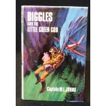 W E JOHNS: BIGGLES AND THE LITTLE GREEN GOD, Leicester, Brockhampton Press, 1969, 1st edition,