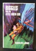 W E JOHNS: BIGGLES AND THE LITTLE GREEN GOD, Leicester, Brockhampton Press, 1969, 1st edition,