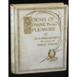 ELLA WHEELER WILCOX: POEMS OF PASSION AND PLEASURE, ill Dudley Tennant, London, Gay & Hancock, [