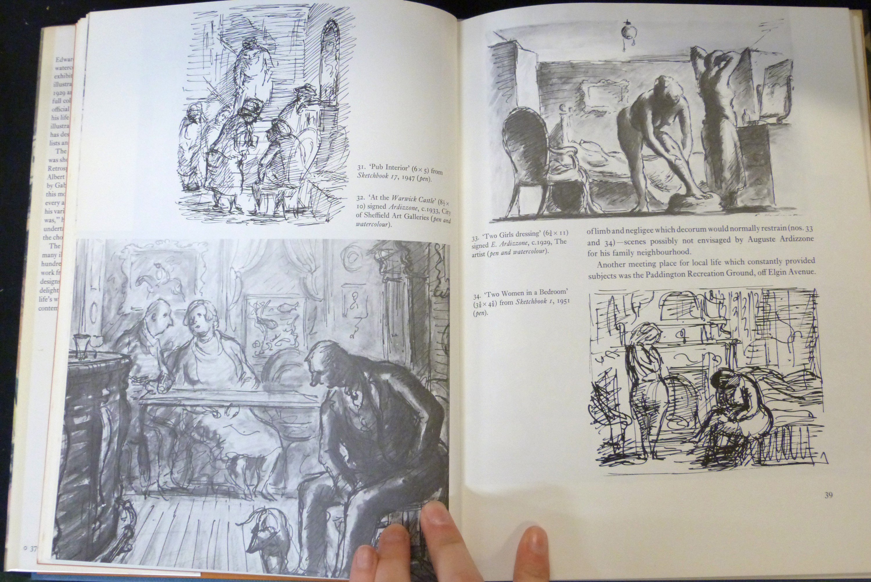 EDWARD ARDIZZONE: 2 titles: THE YOUNG ARDIZZONE AN AUTOBIOGRAPHICAL FRAGMENT, New York, The - Image 2 of 6