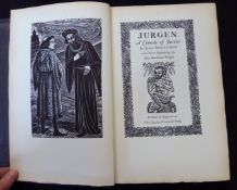 JAMES BRANCH CABELL: JURGEN, A COMEDY OF JUSTICE, ill John Buckland-Wright, London, Golden