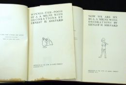 ALAN ALEXANDER MILNE: 2 titles: WINNIE-THE-POOH, ill E H Shepard, London, Methuen, 1926, 1st