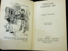 RICHMAL CROMPTON: WILLIAM CARRIES ON, London, George Newnes, 1942, 1st edition, original green