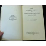 JOHN MAYNARD KEYNES: THE GENERAL THEORY OF EMPLOYMENT INTEREST AND MONEY, London, MacMillan, 1936,