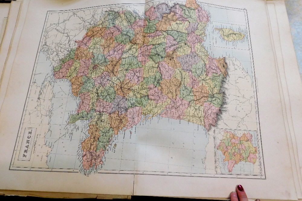 BLACK'S GENERAL ATLAS OF THE WORLD, Edinburgh, Adam & Charles Black, 1884, new and revised - Image 3 of 6