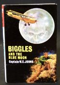 W E JOHNS: BIGGLES AND THE BLUE MOON, Leicester, Brockhampton Press, 1965, 1st edition, ref no verso