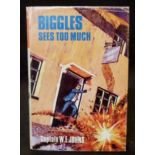 W E JOHNS: BIGGLES SEES TOO MUCH, Leicester, Brockhampton Press, 1970, 1st edition, original