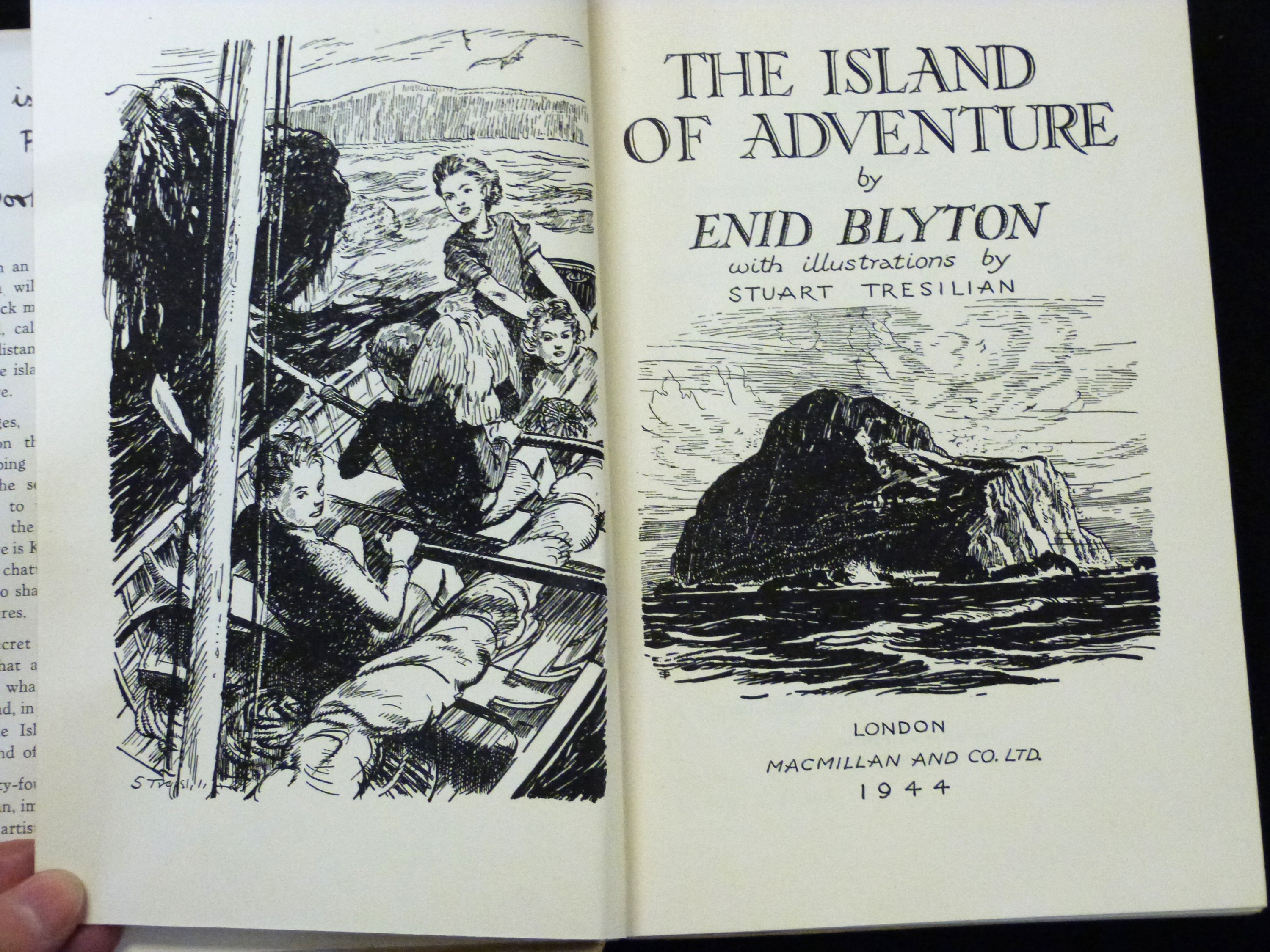 ENID BLYTON: THE ISLAND OF ADVENTURE, London, MacMillan, 1944, 1st edition, original bright - Image 2 of 3